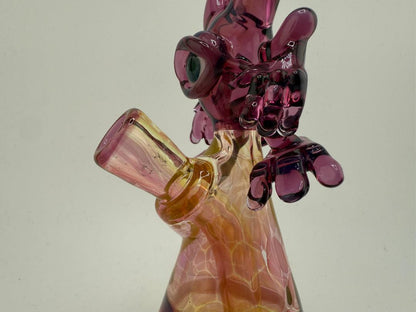 Jarvis Glass Fumed Warrior Mini Tube 10mm 45°