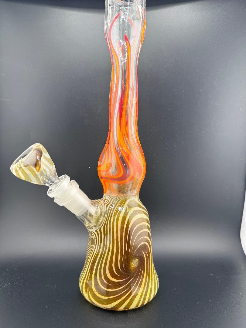 Phranq Glass Campfire Flower Tube 14mm 45°