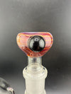 Highgrade Glass Single Color Red / Orange 14mm Bowl piece