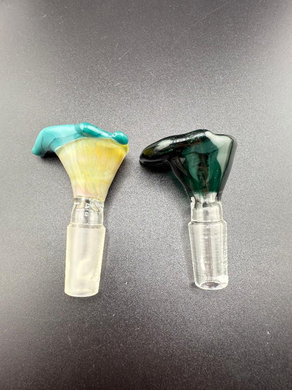Phranq Glass  Leaf handle 14mm Bowl