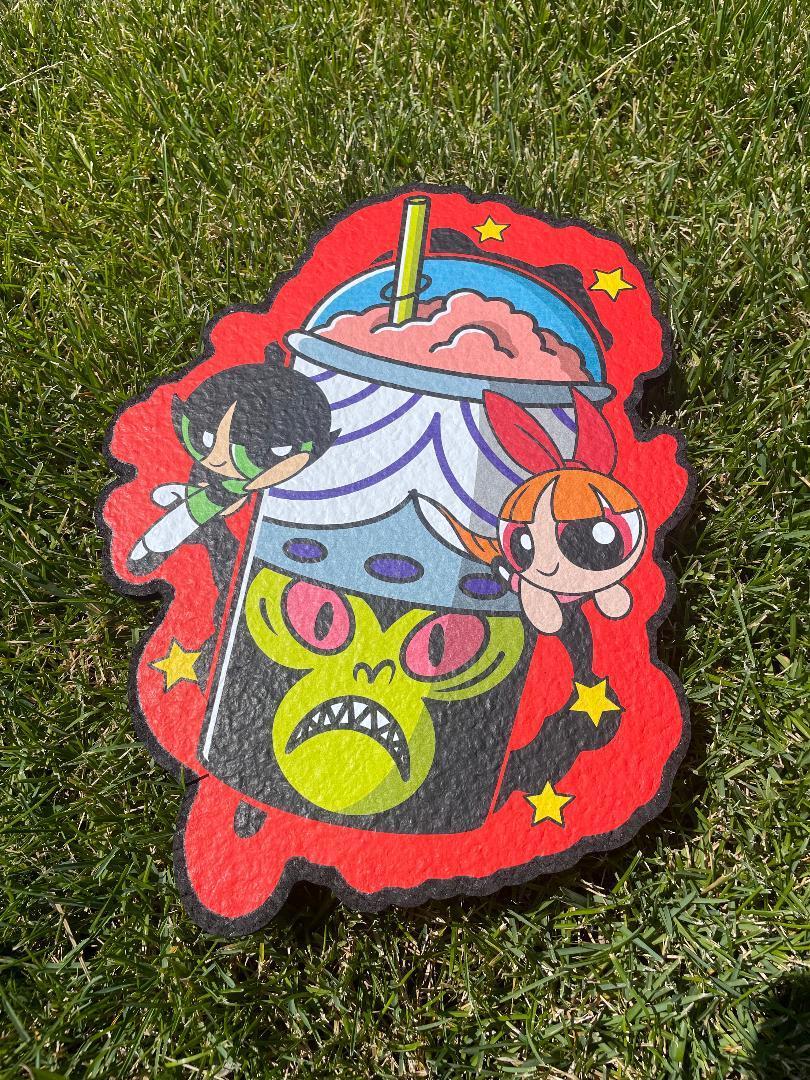 MoodMats x Dark Mountain Cult x 74lands – Power Puff Slush Cup Protective Mat