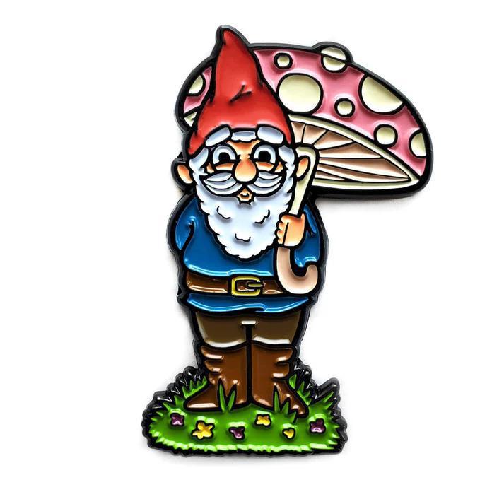 Kolorspun Enamel Pin - Garden Gnome