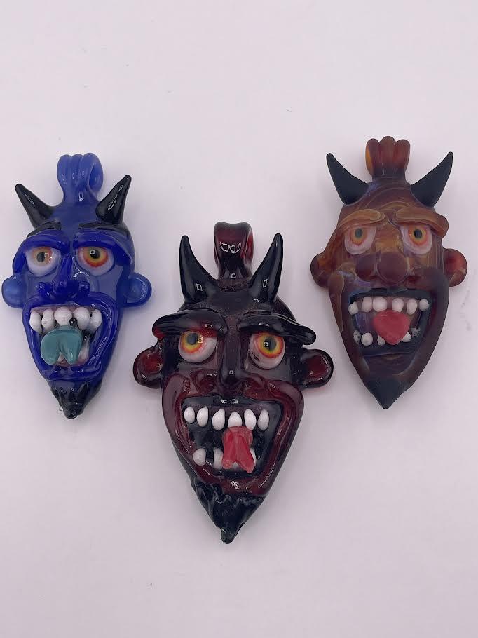 Crondo Glass Pendant - Devil