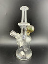 Pugsley Glass Clear Rig Colored Marble Attachment 10mm 45°