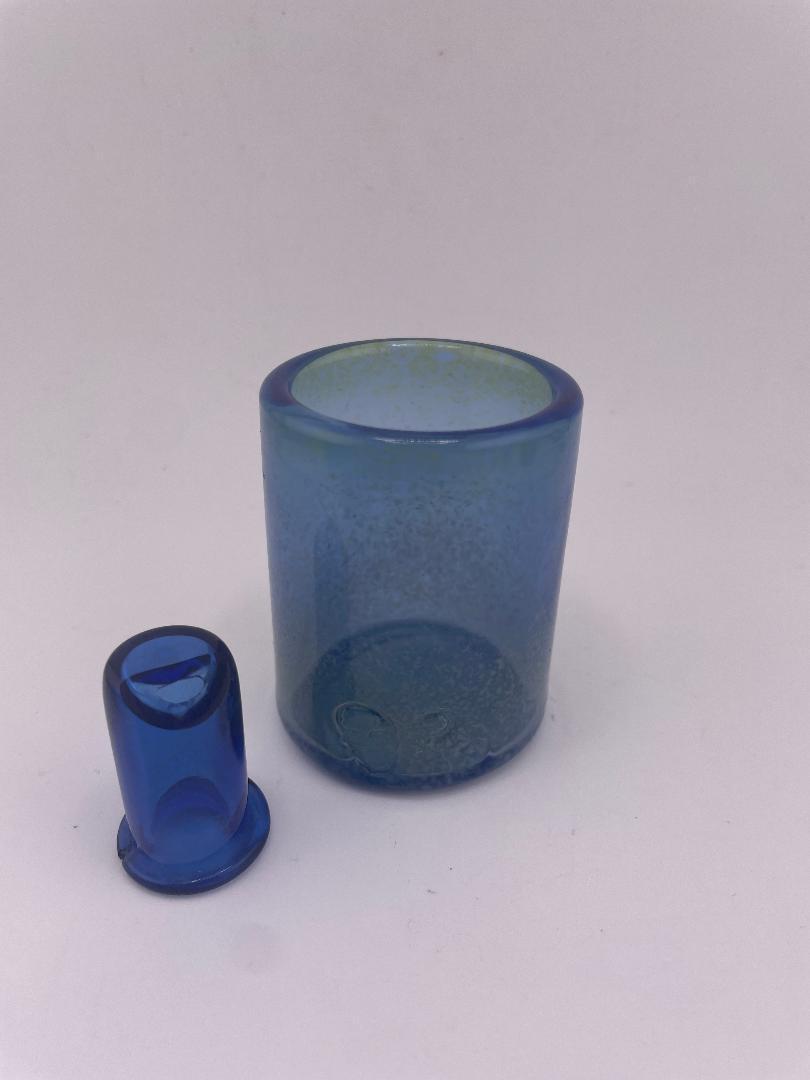 Brando Glass Puffco Proxy Core Cup & Mouth Piece Combo - Blue Solid Color