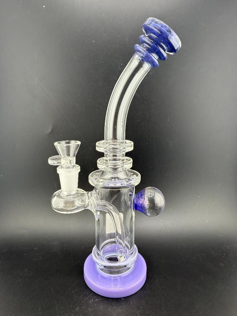 Crondo Glass Banger Hanger w/ Colored  Lip Wrap 14mm 90°