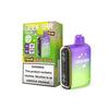 Geek Bar Pulse 15K Sour Blue Dust disposable vape with colorful packaging and nicotine warning.