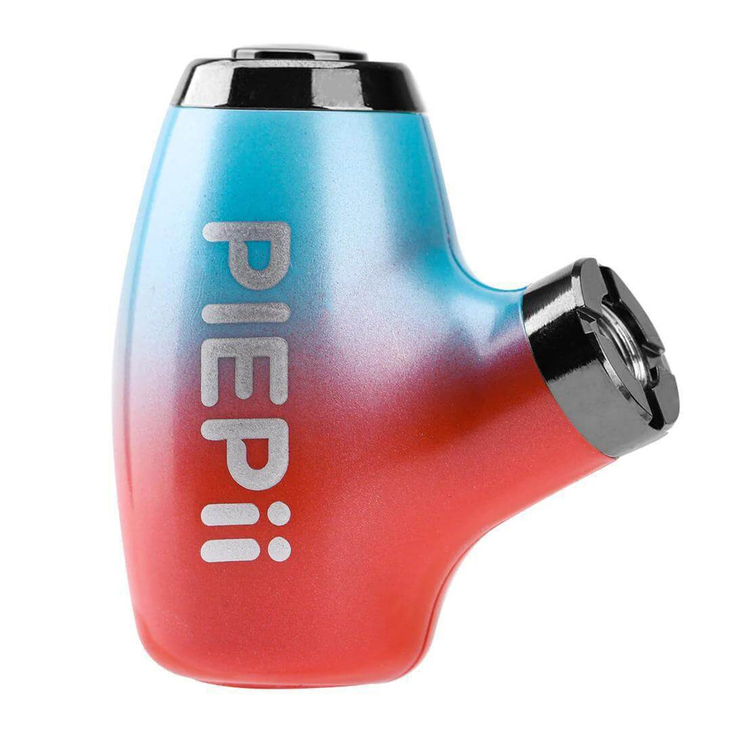 Dazzleaf PIEPii 510 battery in blue and red gradient design, mini pipe shape for compatible cartridges.