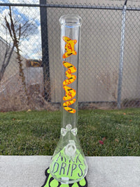 MAV Glass 18" Beaker 14mm 45° - Pineapple Lobster Beaker