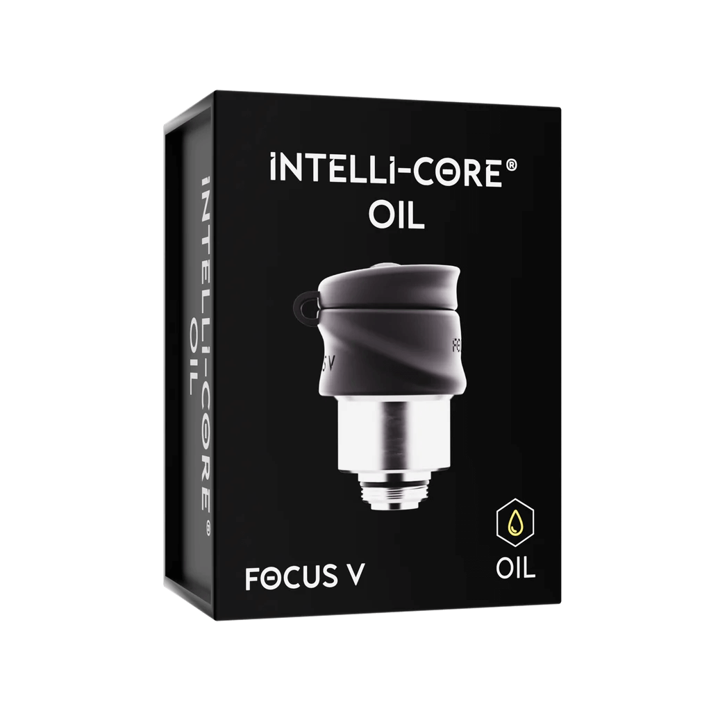 Focus V Intelli-Core atomizer for oil, designed for thermal consistency, flavor, and easy cleanup.