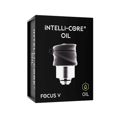 Focus V Intelli-Core atomizer for oil, designed for thermal consistency, flavor, and easy cleanup.