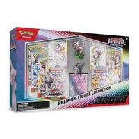 Pokémon TCG Prismatic Evolutions Premium Figure Collection - Espeon ex & Umbreon ex | 11 Booster Packs