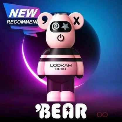 Lookah Bear Limited Edition 510 Battery in cute design with soft silicone body and tie dye colors.