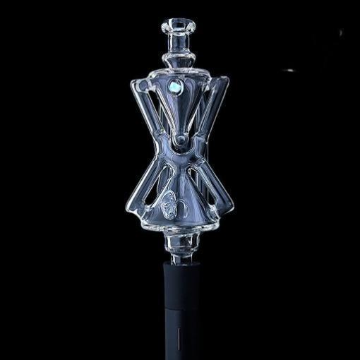 Iridescent Glass x Ion Glass Puffco Pivot Topper - PivXCR mouthpiece compatible with Puffco Pivot.