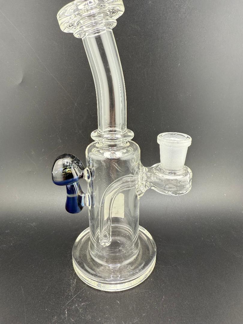 Crondo Glass Clear Banger Hanger w/ Dichro Mushroom 14mm 90°