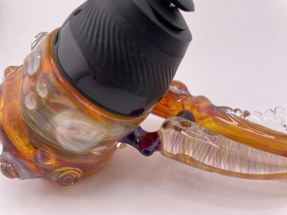 Brando Glass Puffco Proxy Pipe - Amber with Horn