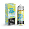 Noms Ice 120ml E-Juice packaging with lemon design, featuring warning labels and flavor description for vaping.