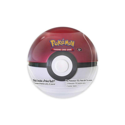 Pokémon TCG: Poké Ball Tin w/ 3 Booster Packs & 2 Sticker Sheets