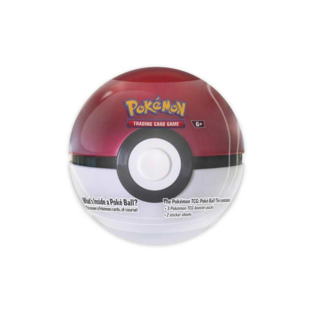 Pokémon TCG: Poké Ball Tin w/ 3 Booster Packs & 2 Sticker Sheets