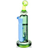 AFM Glass 10" Bilbao Colored Glass Recycler Dab Rig TX104 14mm 90°