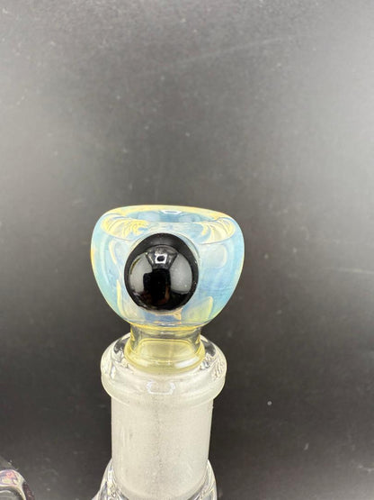 Highgrade Glass Single Color Fumed 14mm Bowl piece