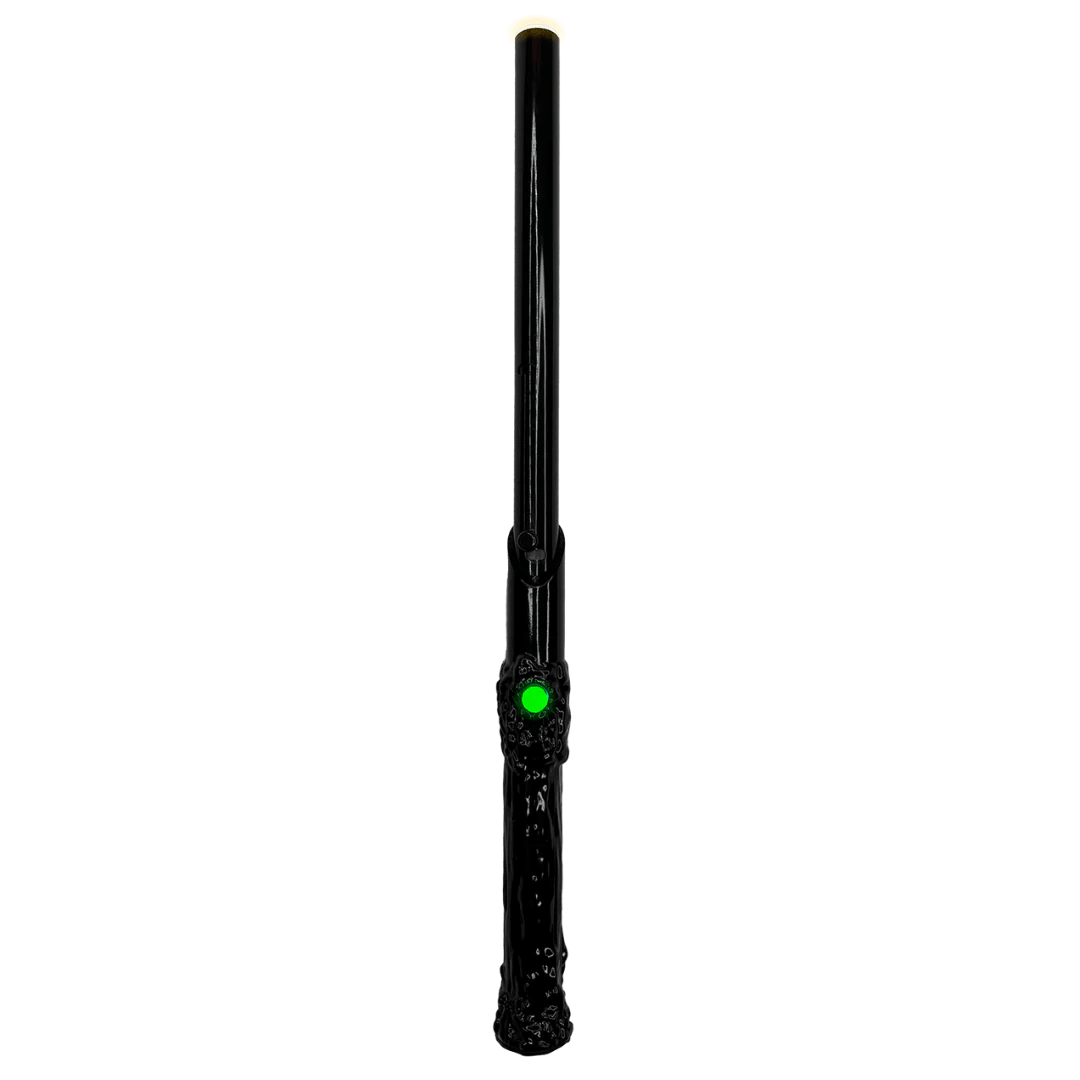 Smyle Wandjamin 510 cart battery, sleek black design with LED light, optimized for aromatherapy.