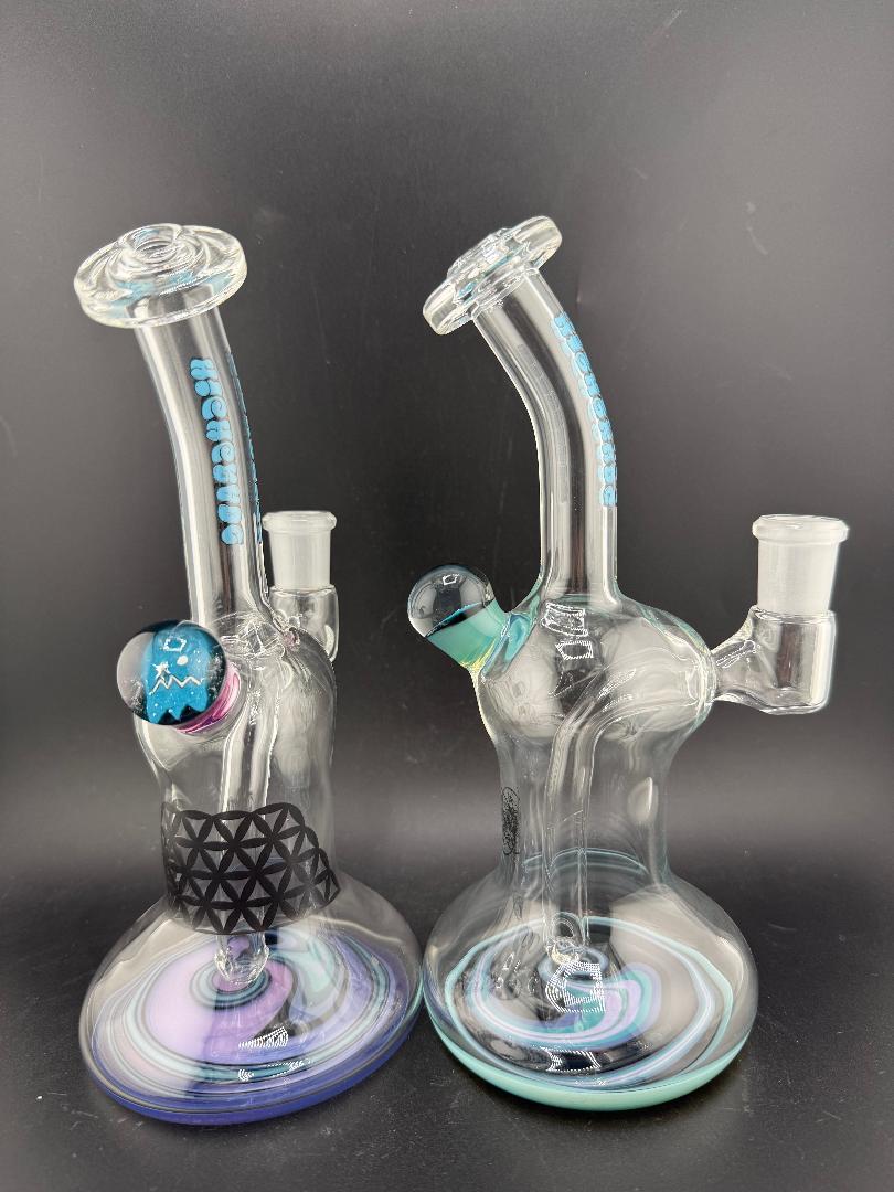 Highgrade Glass Banger Hanger w/ Reversal Bottom 14mm 90°