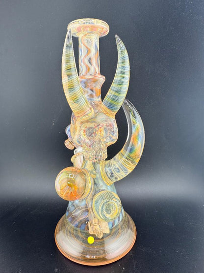 Brando Glass Fumed Skull Rig 10mm 45°