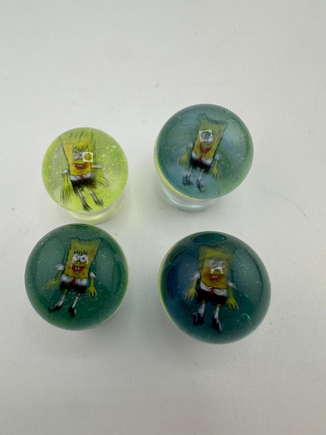 Paulson Pieces 20mm Slurper Marble – Yellow Cartoon Sea Sponge-Inspired Millie