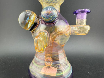 Royals Glass Fumed Purple Rig 10mm 90°