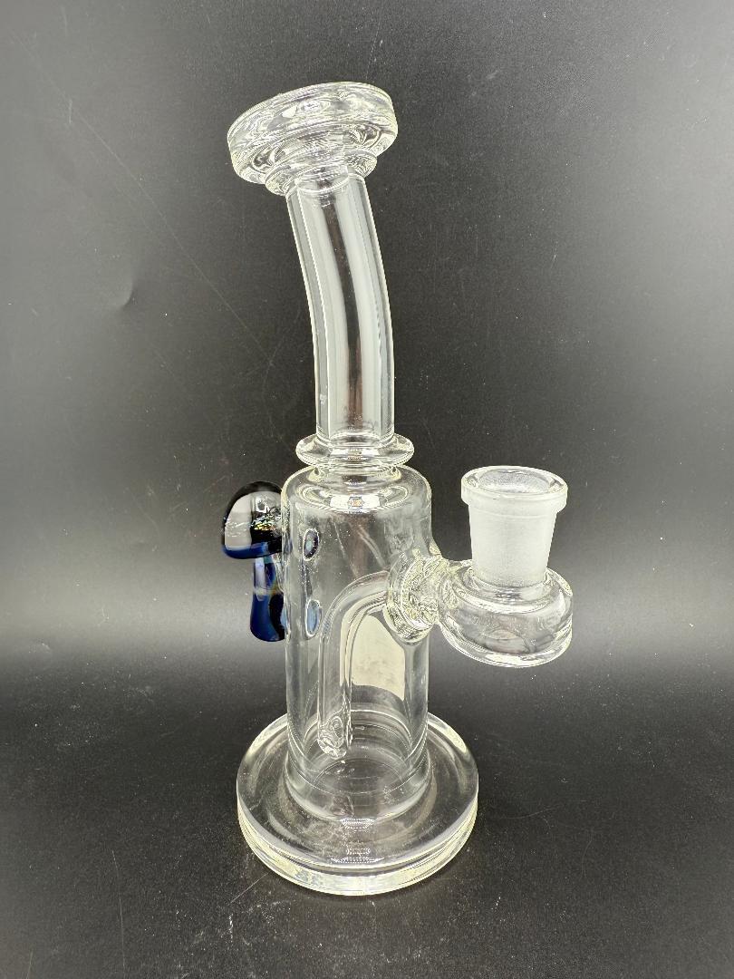 Crondo Glass Clear Banger Hanger w/ Dichro Mushroom 14mm 90°
