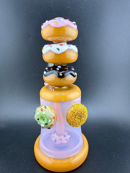 IC Glass Triple Doughnut Rig 14MM 90°