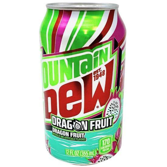 Mountain Dew 12oz Can - DragonFruit