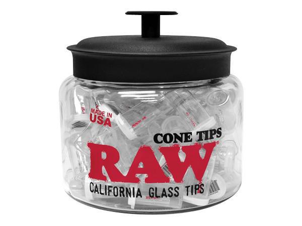RAW Rolling Papers Glass Cone Tip – Single Unit | Reusable, Conical Glass Filter Tip for Smooth, Clean Smoking