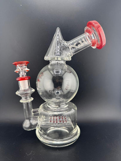 HWY Glass 9" Inline Bulb 14mm 90°