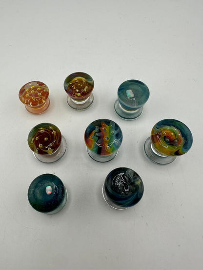 Danny W Glass Croc Charm - Various