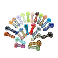 Import Glass Small Hand Pipe - Assorted Colors