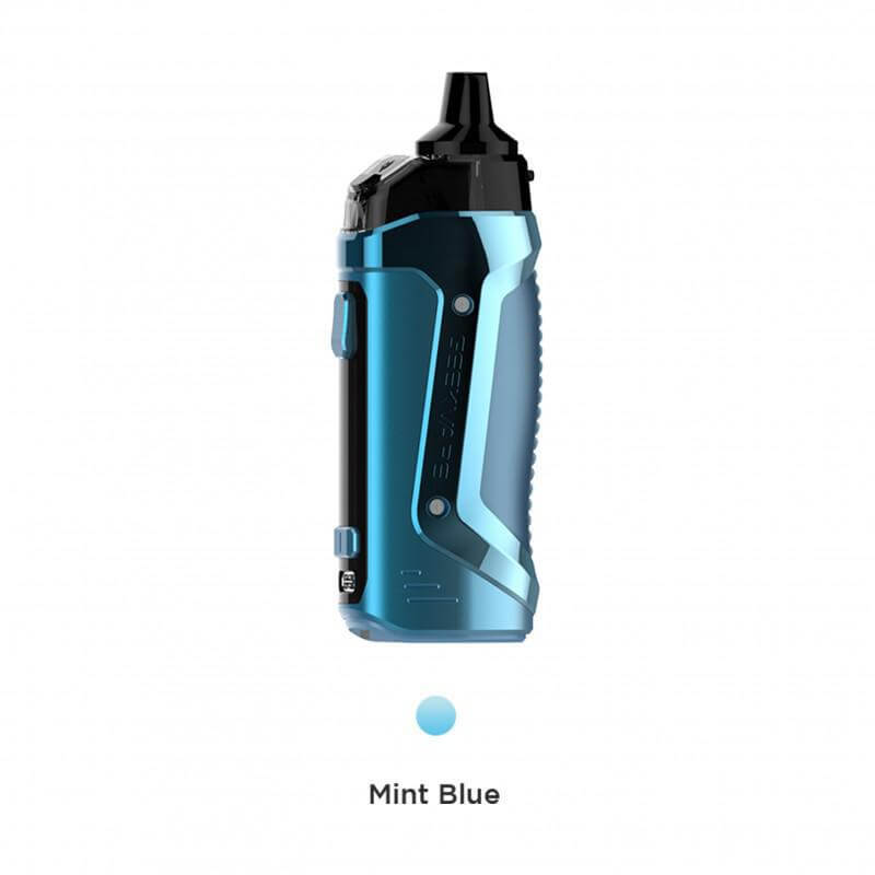 GeekVape B60 Kit in Mint Blue color showcasing its sleek leakproof design and ergonomic features.
