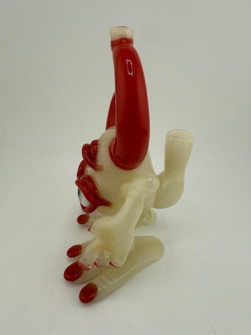 Jarvis Glass Red & White Warrior 10mm 90°
