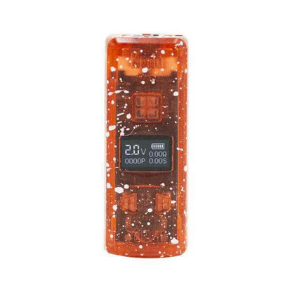 Wulf X-Ray Kodo Pro 510 battery with transparent orange design and digital display.