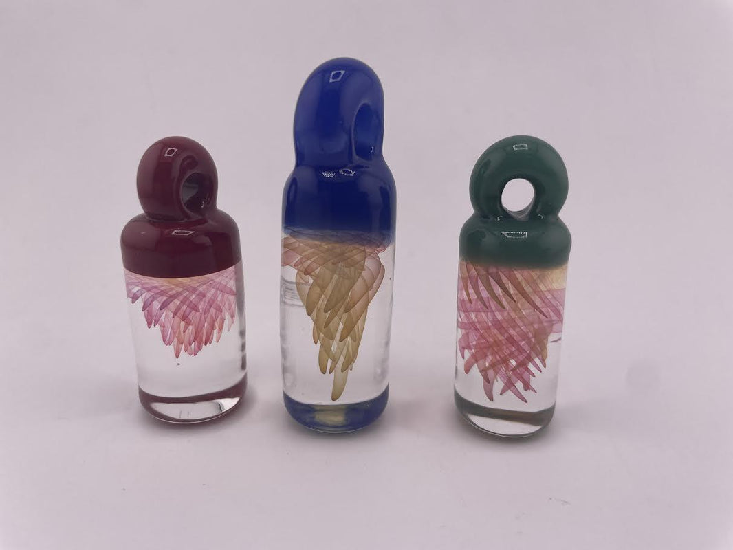 Rosie Works Glass Pendant - Cylinder