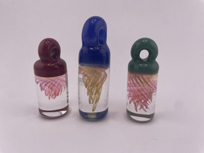 Rosie Works Glass Pendant - Cylinder