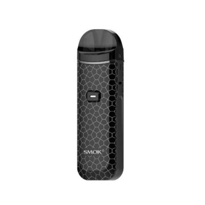 Smok Nord Pro Kit vape device in sleek black design with unique texture, featuring auto-draw and button-triggered modes.