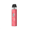 Vaporesso XROS 4 Mini in pink camo design, featuring top-filling pod and adjustable airflow for enhanced vaping.