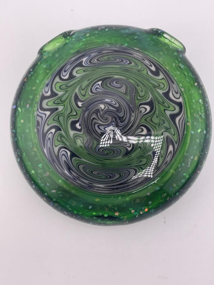 HighGrade Glass Pendant - Hollow Crushed Opal