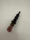 Paulson Pieces American glass Spokane WA 1 piece swirl dab tool red swirl