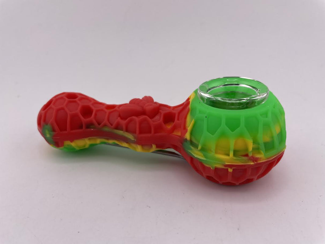 Import Honey Comb BeeHive Silicone Hand Pipe