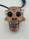 Crondo Glass Pendant - Dia de Losmuertos Skull