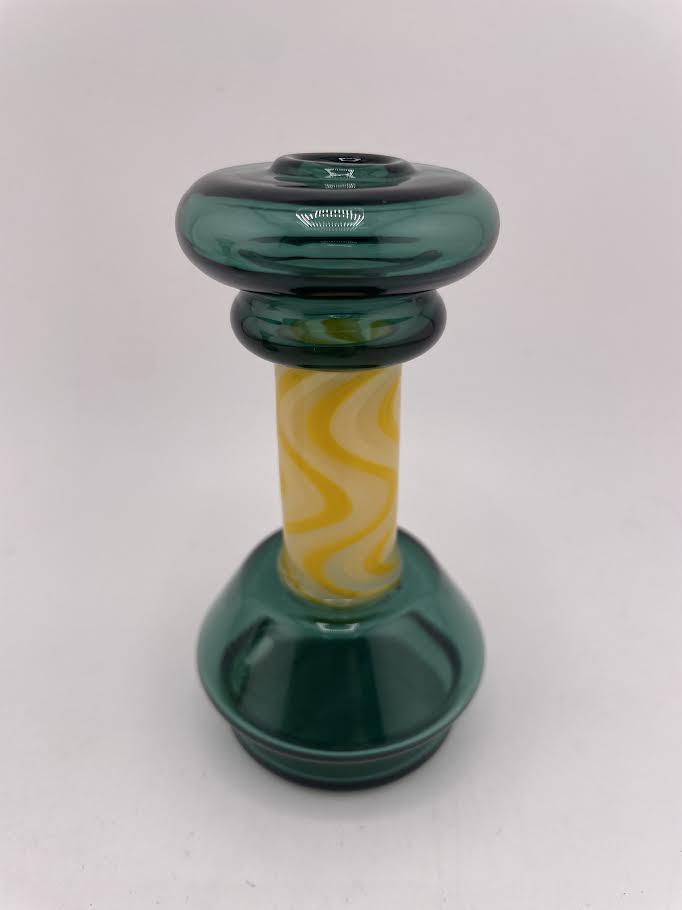 SirEEL Puffco Peak Glass Top -  Wig Wag Dry Top