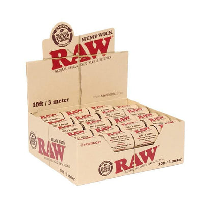 RAW Rolling Papers Hemp wick 10ft